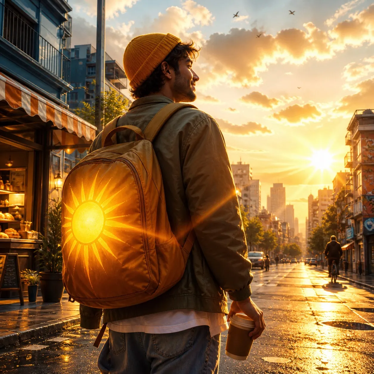 Cover: Sonne im Rucksack