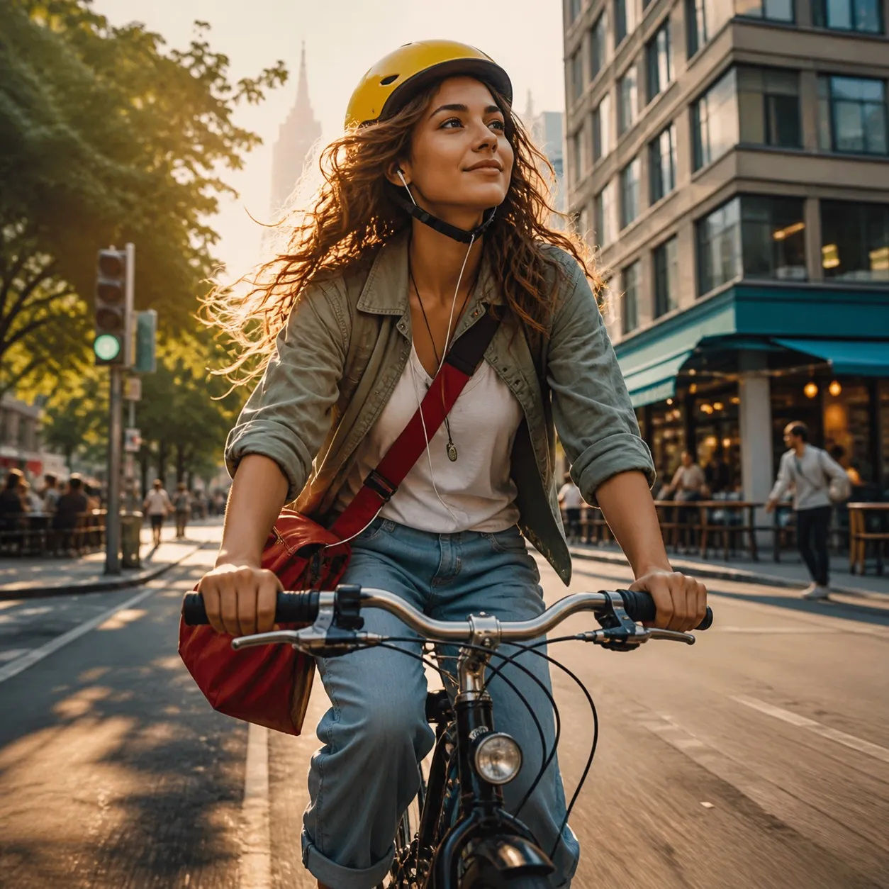 Cover: Fahrrad durch die Stadt