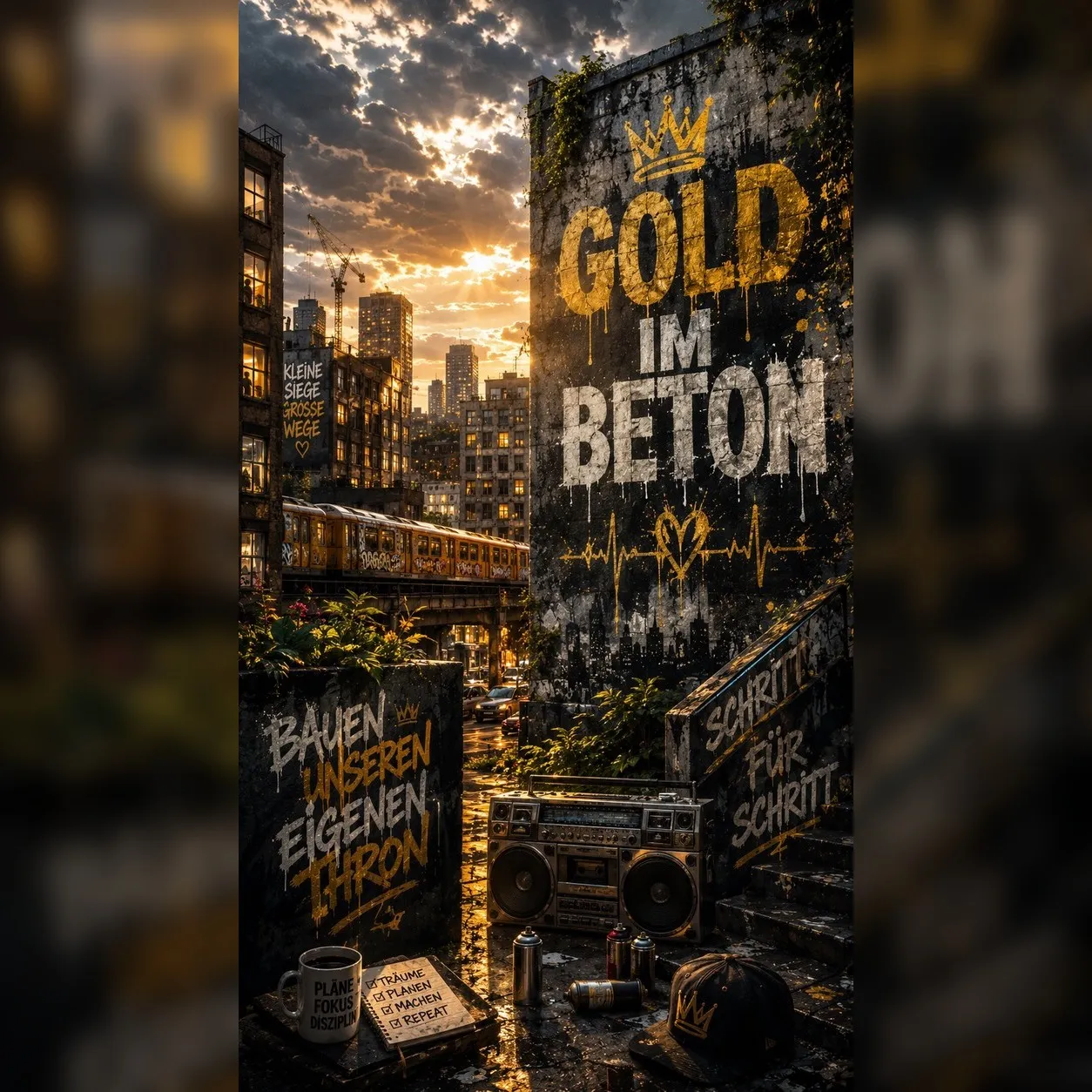 Cover: Gold im Beton